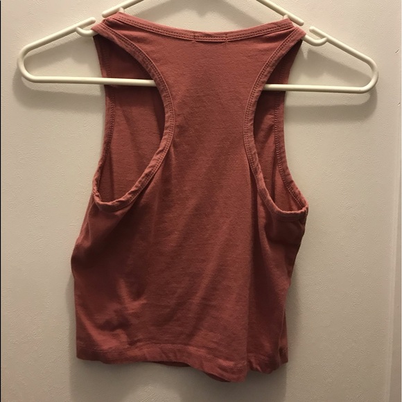 purple cropped shirt - Picture 2 of 3